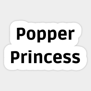 Popper Princess Sticker